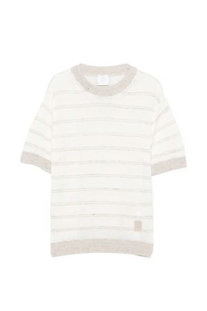 polo in lino beige ELEVENTY KIDS | EY9P21Z318280A